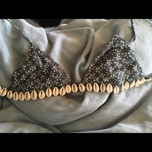 Floral Shell Bralette